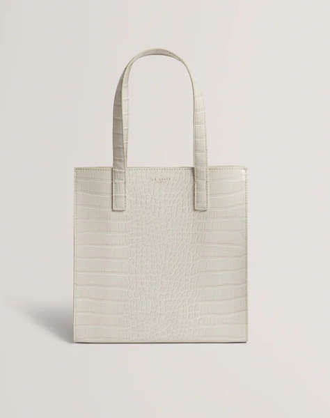 TED BAKER WENONAA Croc Effect Small Icon Bag