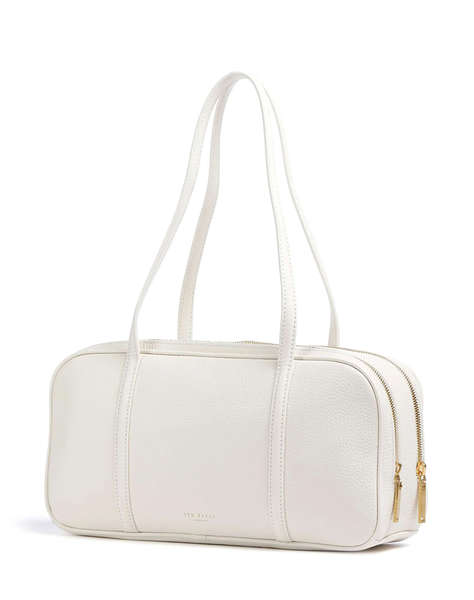 TED BAKER AMYLEE Double Zip Leather Bowler Bag