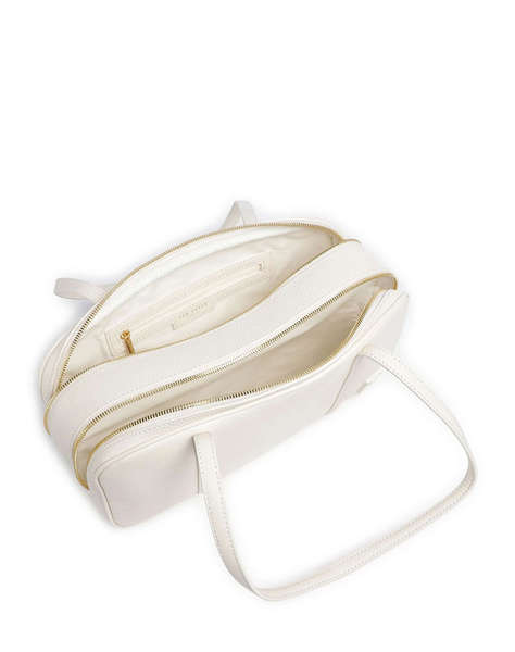 TED BAKER AMYLEE Double Zip Leather Bowler Bag