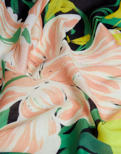 TED BAKER SANDYYS Bouquet Print Woven Scarf