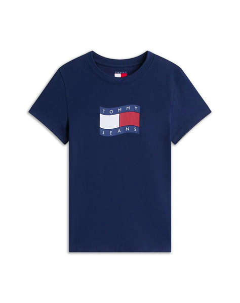 TOMMY JEANS TJW SLIM WAVY FLAG TEE EXT