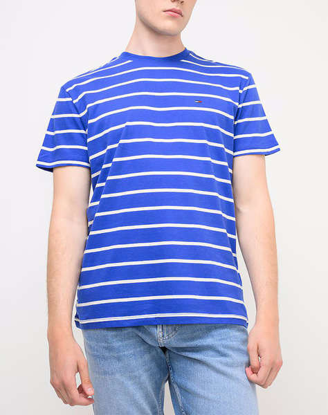 TOMMY JEANS TJM REG STRIPE SS TEE EXT