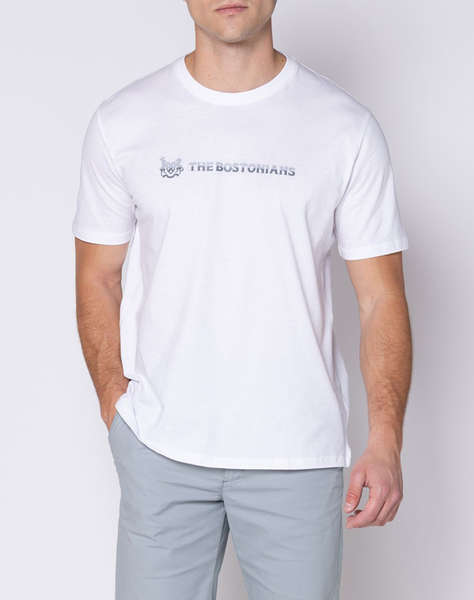 THE BOSTONIANS BLOUSE T-SHIRT TWO-TONE LOGO REGULAR