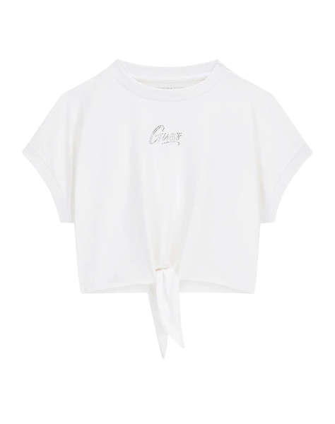 GUESS KNOT SS T-SHIRT CHILDREN''S GIRL''S T-SHIRT
