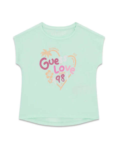 GUESS HIGH LOW SS T-SHIRT BLOUSE CHILDREN GIRL
