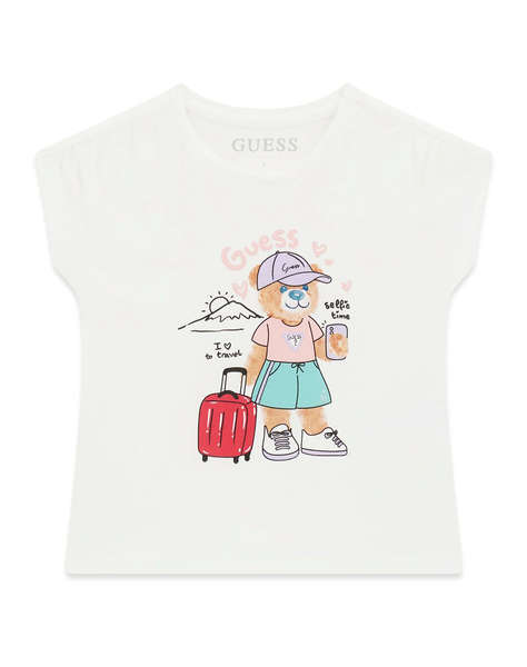 GUESS BATWING SS T-SHIRT BLOUSE CHILDREN GIRL