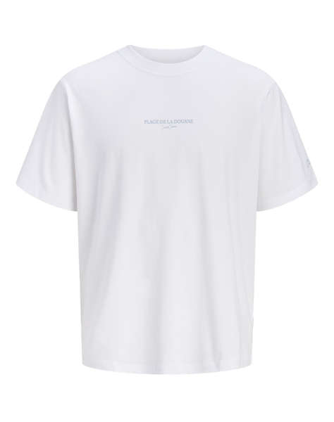 JACK&JONES JORHYERES BACK ELEMENT TEE SS CREW