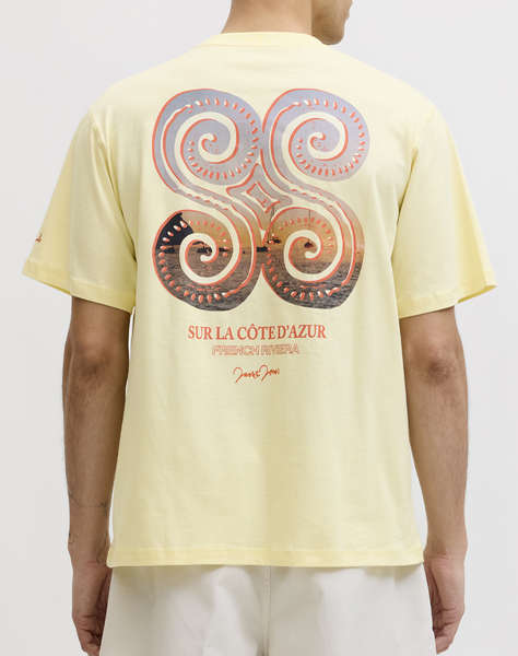 JACK&JONES JORHYERES BACK ELEMENT TEE SS CREW