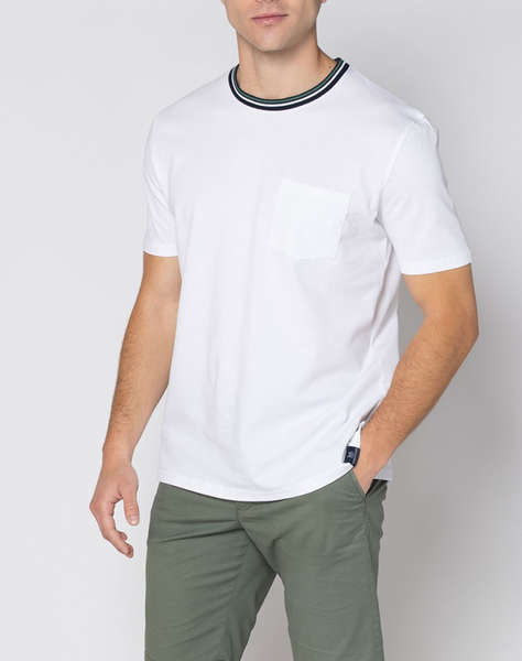 THE BOSTONIANS BLOUSE T-SHIRT PIQUE WAFFLE REGULAR FIT