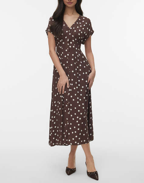 VERO MODA VMELISA SL PLEAT SHIRT 7/8 DRESS WVN