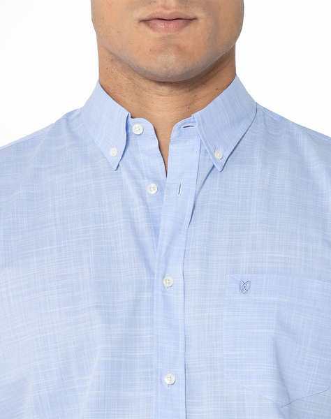 THE BOSTONIANS РИЗА REGULAR FIT Plain SLUB Button-down Regular Fit