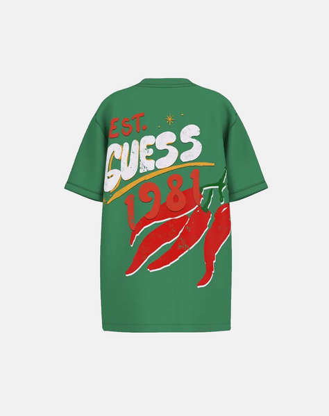 GUESS GMT DYE OVERSIZE SS T-SHIRT BLOUSE CHILDREN BOY