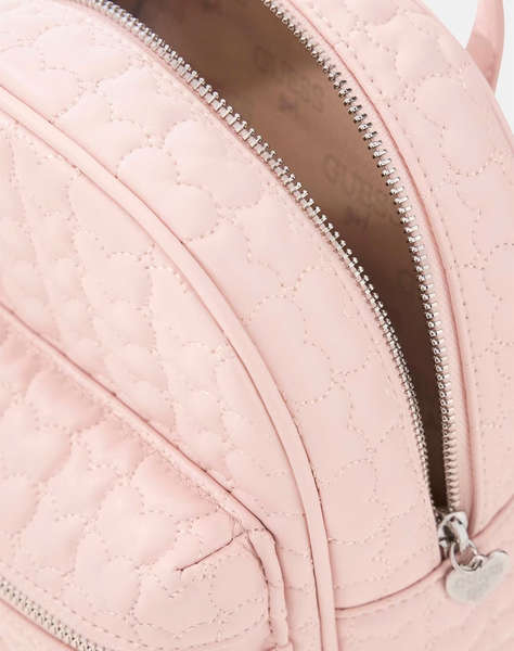 GUESS HEART QUILTED BACKPACK GIRL''S CHILDREN''S BAG