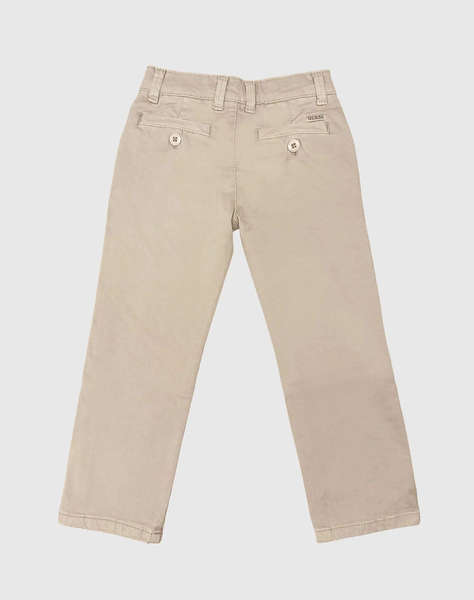 GUESS GMD SATEEN REGULAR CHINO PANTS CHILDREN''S PANTS BOY