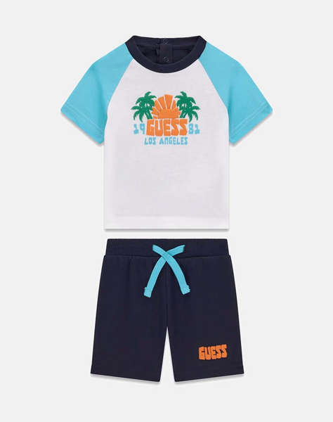 GUESS SET SS T-SHIRT+TERRY SHORTSBOY''S SET