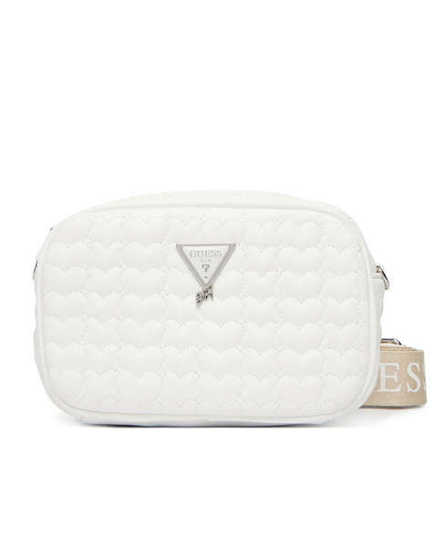 GUESS HEART QUILT CAMERA BAG ЧАНТА CHILD GIRL