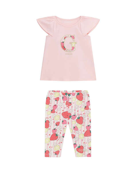 GUESS SET SS T-SHIRT+CAPRI LEGGINGS SET CHILDREN GIRL
