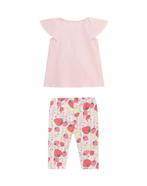 GUESS SET SS T-SHIRT+CAPRI LEGGINGS SET CHILDREN GIRL