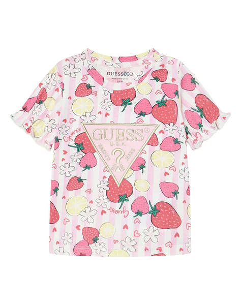 GUESS SET SS T-SHIRT+ACTIVE SHORTS ДЕТСКИ КОМПЛЕКТ GIRL