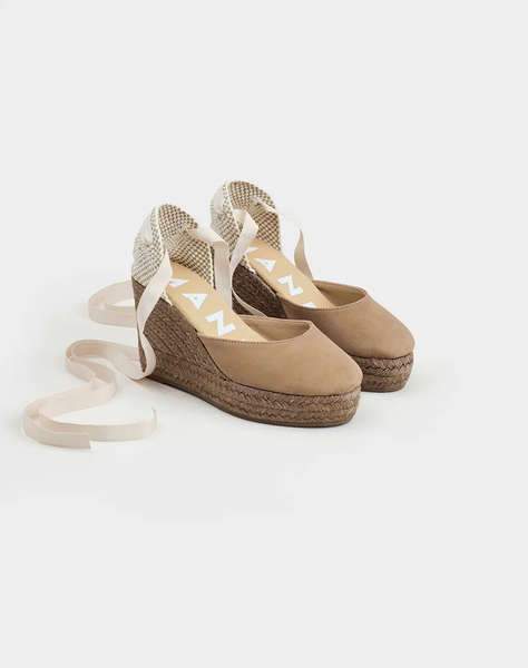 MANEBI W 1.6 WV, HAMPTONS , WEDGE ESPADRILLES, VINTAGE TAUPE ON TONE