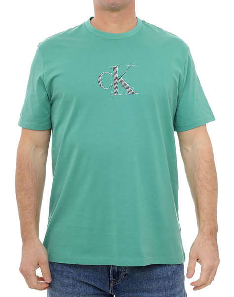 CALVIN KLEIN SS 30S DISTRESS MONOGRAM GRAPHIC