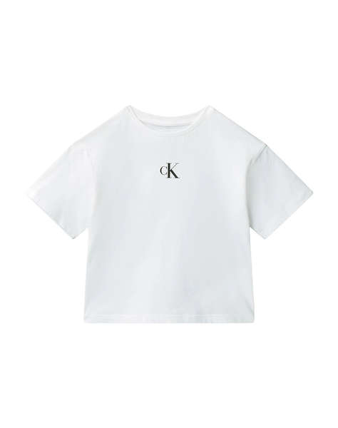 CALVIN KLEIN CK LOGO BOXY T-SHIRT