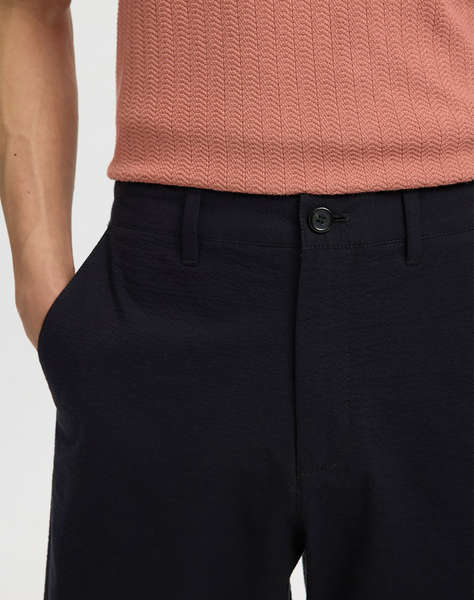 SELECTED SLMKARL-SEERSUCKER REGULAR SHORTS NOOS