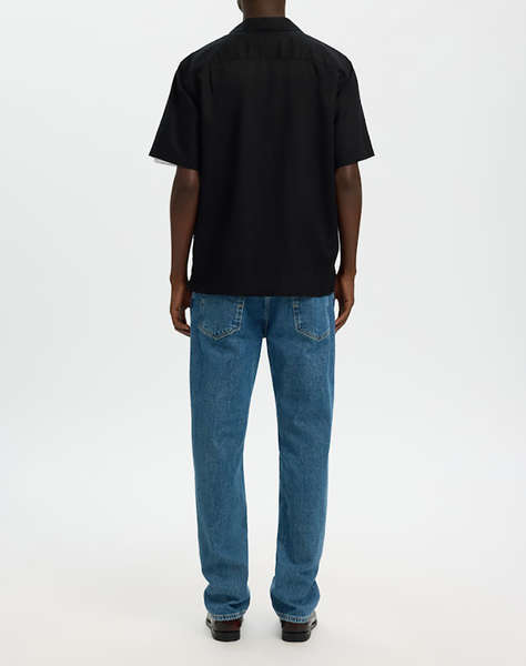 SELECTED SLMRLXCASPER CLAY LINENBLEND SS SHT NOOS