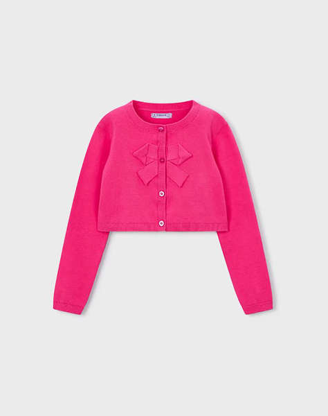 MAYORAL KNIT JACKET BASIC STR COLLAR