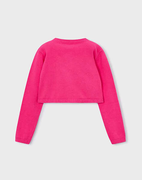 MAYORAL KNIT JACKET BASIC STR COLLAR