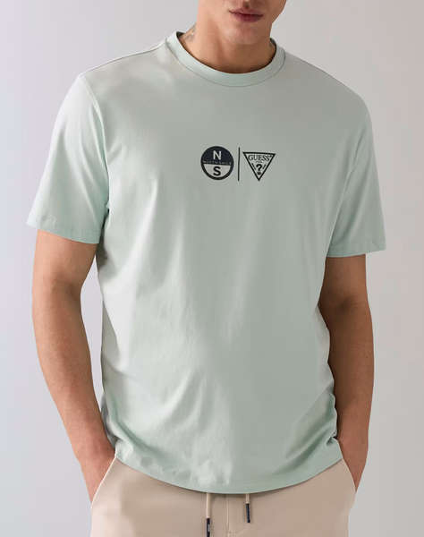 GUESS GUESSXNS - SS PRINTED CN T-SHI МЪЖКА БЛУЗА