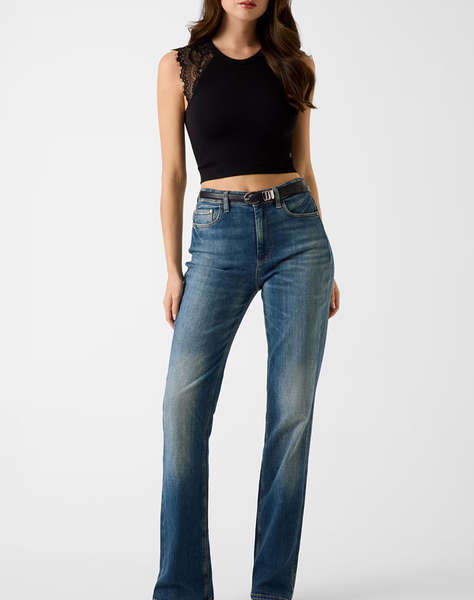 GUESS MILLIE SEAMLESS LACE SWTR TOP WOMEN''S BLOUSE