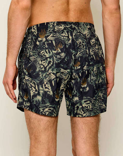 PLEIN SPORT PS26MBM11 ALLOVER TIGER SHORTS PLEIN SPORT
