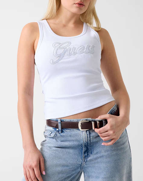 GUESS LOGO SCRIPT TANK TOP ДАМСКА БЛУЗА