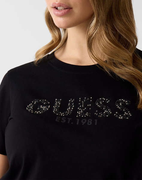GUESS SS CN GUESS STUDS SCRIPT TEE ДАМСКА БЛУЗА