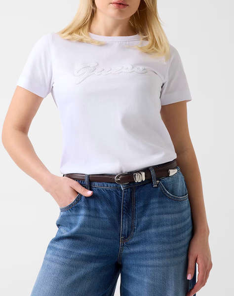 GUESS SS CN 3D GUESS SCRIPT TEE ДАМСКА БЛУЗА