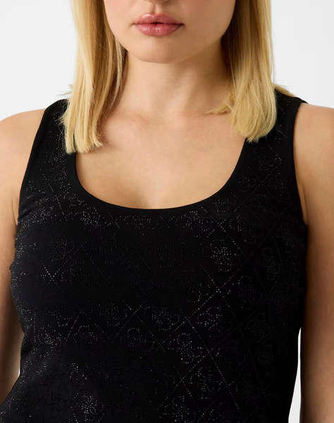 GUESS SL 4G ALLOVER TANK TOP ДАМСКА БЛУЗА