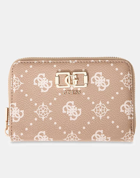 GUESS EMELIE LOGO SLG MED ZIP AROUND ДАМСКИ АКСЕСОАРИ