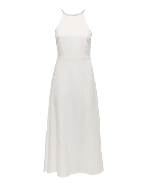 ONLY ONLELENE SL LONG LINEN BL DRESS TLR