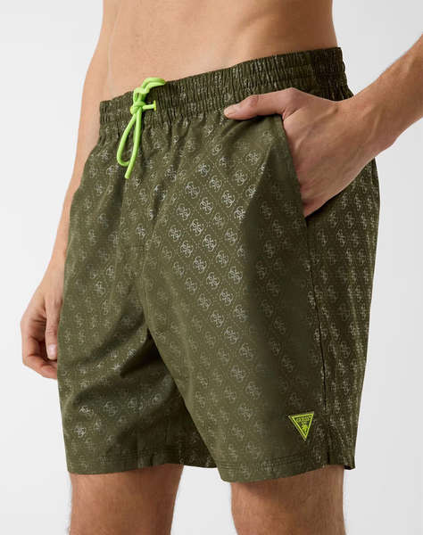 GUESS SWIMTRUNK NEW 4G LOGO MEDIUM МЪЖКИ БАНСКИ