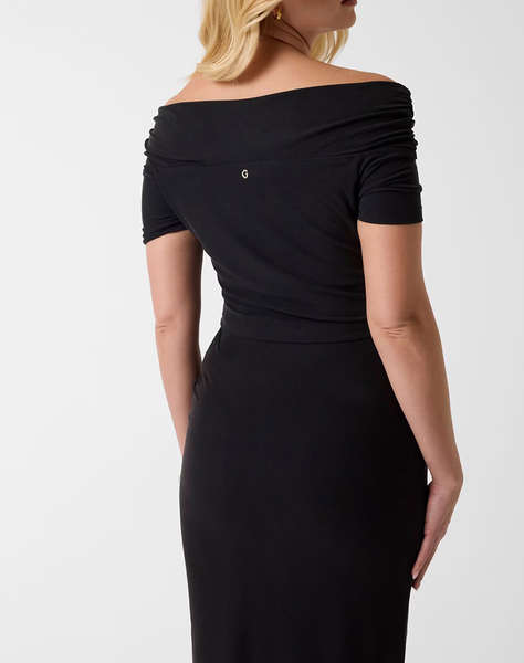 GUESS BRIGITTE OFF SHOULDER TOP WOMEN''S BLOUSE