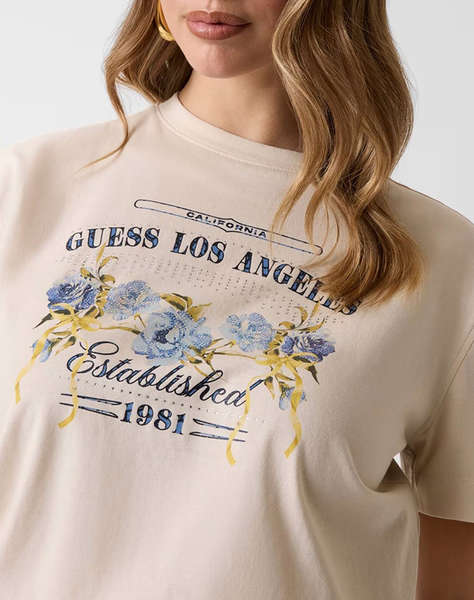 GUESS SS CN FLOWERS GUESS BOX TEE ДАМСКА БЛУЗА
