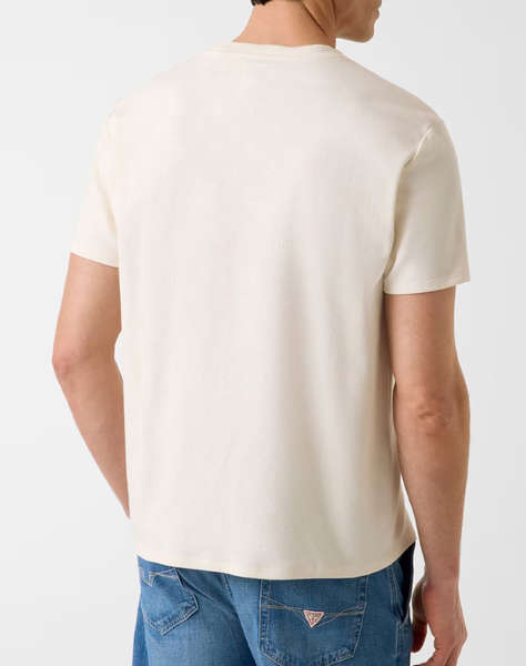 GUESS NICO EMBOSSED KNIT SS CREW MEN''S T-SHIRT