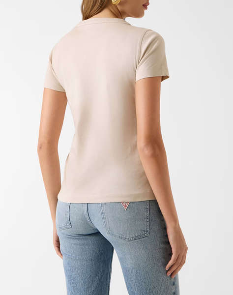 GUESS SS CN 3D GUESS SCRIPT TEE ДАМСКА БЛУЗА