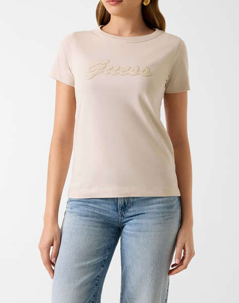 GUESS SS CN 3D GUESS SCRIPT TEE ДАМСКА БЛУЗА