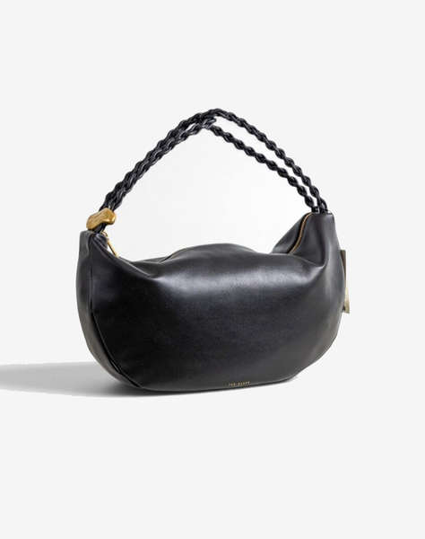 TED BAKER ISLO Leather Statement Hardware Large Hobo Ba