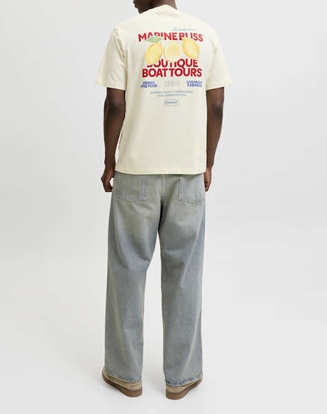 JACK&JONES JORRIVIERA VINTAGE POSTER BACK TEE SS CN