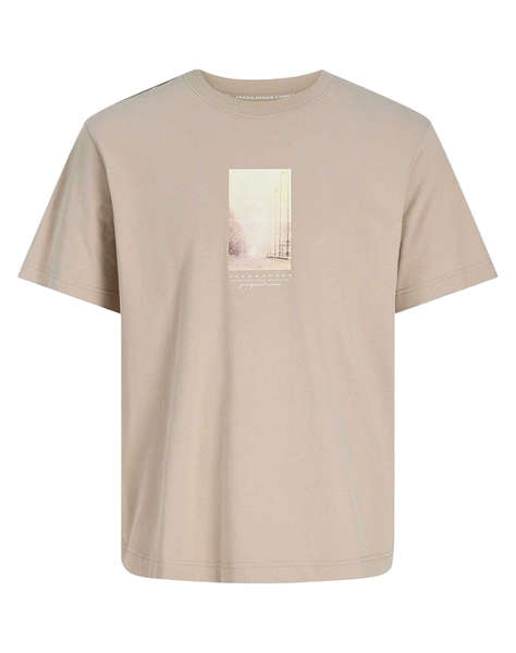 JACK&JONES JCOFUSION PHOTO PRINT TEE SS CREW NECK