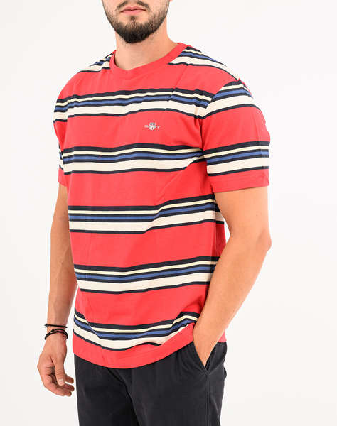 GANT BLOUSE ΚΜ MULTISTRIPE SS TSHIRT