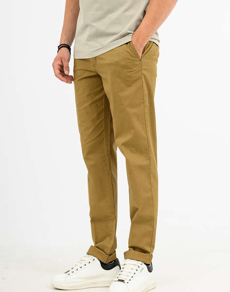 THE BOSTONIANS TROUSERS CHINOS DOBBY REGULAR FIT